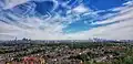 View of Central London from the Ladlands building, June 2018