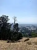 View from The Big "C" towards San Francisco
