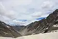 The view north from the pass towards the Pin River