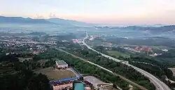Aerial view of Batang Kali