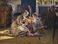 Sunshine in the Living Room: The Artist's Wife and Child (1888), Statens Museum for Kunst