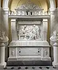 Death of Giulio relief by Pompeo Marchesi (1832)