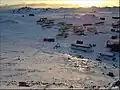 Panoramic view of Villa Las Estrellas in winter