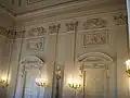 A closer look at the Villa's White Hall.