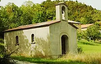 The church of Villebois-les-Pins