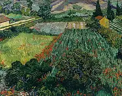 Vincent Van Gogh, Field with Poppies, 1889