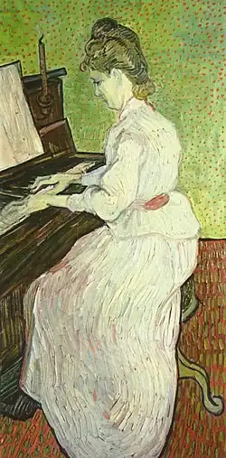 Marguerite Gachet, 1890 Oil on canvas, 102 x 50&nbsp;cm Kunstmuseum, Basel