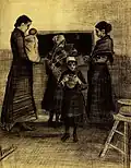 The Public Soup Kitchen, black mountain chalk, March 1882, Van Gogh Museum, Amsterdam (F1020a, JH330).[Letters 56]