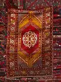Central Anatolian double-niche prayer rug