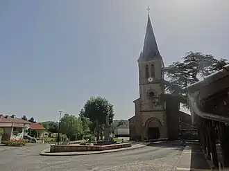 Saint-Pierre church in Viozan
