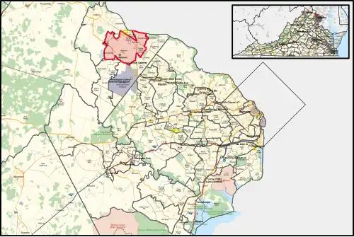 Map of the district