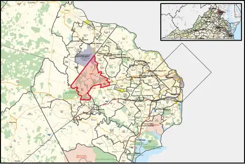 Map of the district