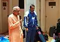 Vishwas Mandlik with his shishya