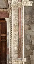 Medallions from right lower frieze