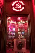 Vodka Vault with Lenin's frozen statue head