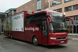 Image 2522009 Volvo 9700HD NG bruck coach from Bussring. In service for Riksteatret, outside their headquarters in Nydalen, Oslo. (from Bruck (vehicle))