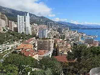 A view of Jardin Exotique in 2019