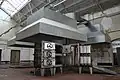 One of the large stainless-steel ovens in the hospital kitchens, still in-situ.
