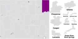 Map of the district