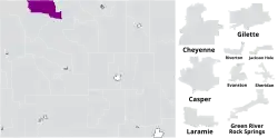 Map of the district