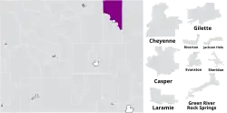 Map of the district