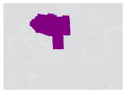 Map of the district