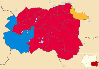 2022 results map