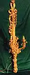 Wall Sconce Lime wood, gilded Private collection
