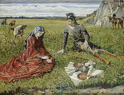 Ruth and Boaz, oil on canvas, 1863