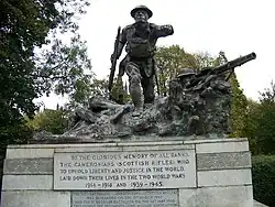 View of The Cameronians (Scottish Rifles) Memorial. Image courtesy Eliott Simpson/Geograph.