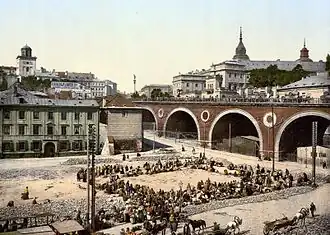 The adjoining Wiadukt Pancera (Pancera Viaduct), 1890