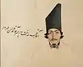An 18th-century watercolor painting signed by Abol-Hasan Qaffari (Sani-ol-Molk), from the Qajar period.