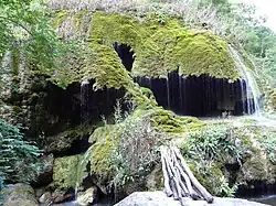 "Zontik" (Umbrella) waterfall in the Karkar Canyon