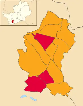 2023 results map