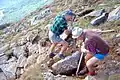 Trail construction on the Speikboden at the end of the 1990s and in the early 2000s