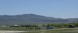 View southeast of Wood Hills from Wells