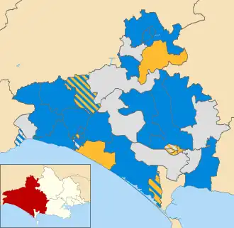 2003 results map