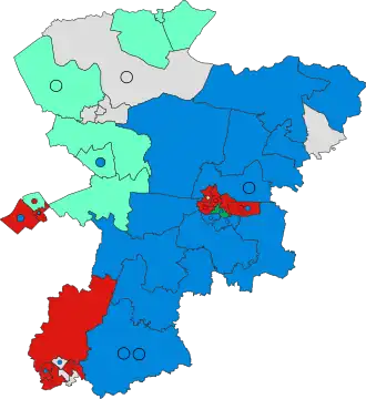 2023 results map