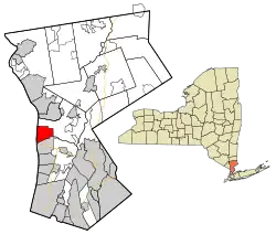 Location of Sleepy Hollow, New York