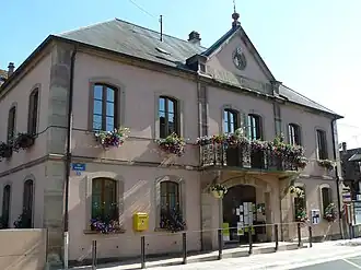 The town hall in Westhouse