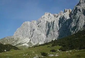 Schüsselkarspitze (2,551&nbsp;m or 8,369&nbsp;ft)