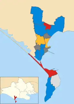 2010 results map
