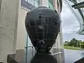 The right Whaowhia sculpture, 2007, at Auckland War Memorial Museum