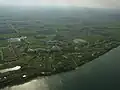 Aerial view of Whistling Straits golf course