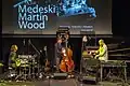 American jazz ensemble Medeski, Martin & Wood (MMW) performing at The Palladium theatre in Warsaw, Poland in April 2012.