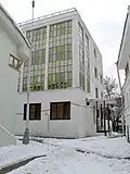 Built-out rear facade