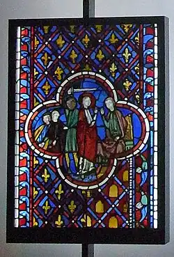 Scene from Book of Ezekiel (mid 12th century) (Victoria and Albert Museum)