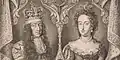 Queen Mary in the Mary of Moderna's state crown