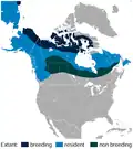 Distribution in North America[2]