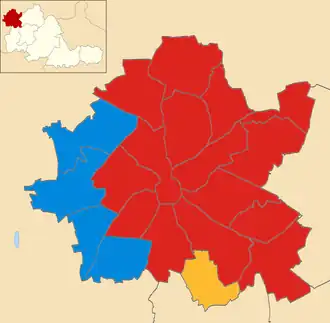 2011 results map